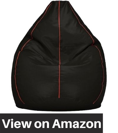 Amazon-Solimo-XXXL-Bean-Bag-Cover-black-pink-piping