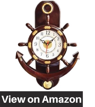 Click-n-Ship-Plastic-Pendulum-Wall-Clock